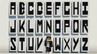 Minecraft Banner Alphabet Tutorial! Letter Banners in Survival