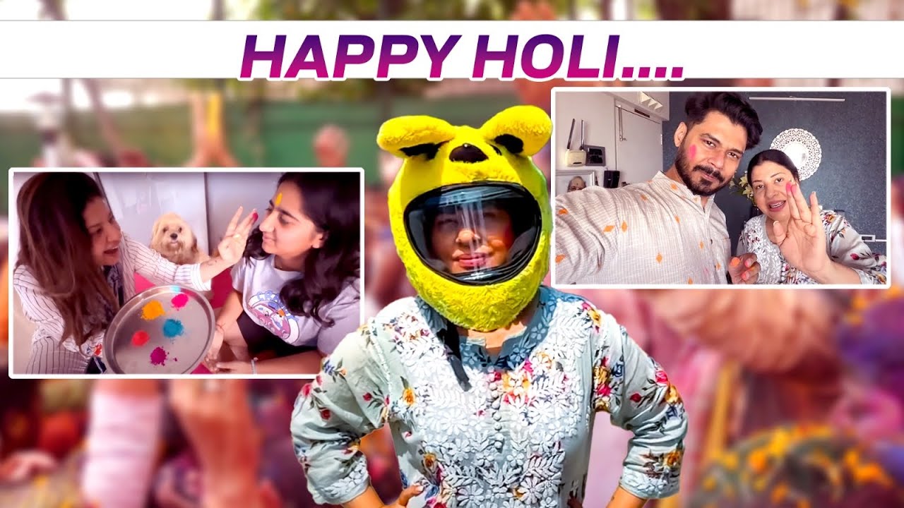 Aisi HOLI bhi hoti hai🎨