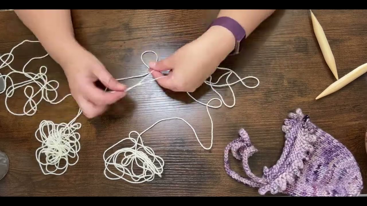 Timelapse Wool Yarn Detangle