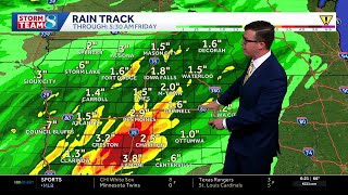 Iowa weather: Storms will bring heavy rain today and Friday night