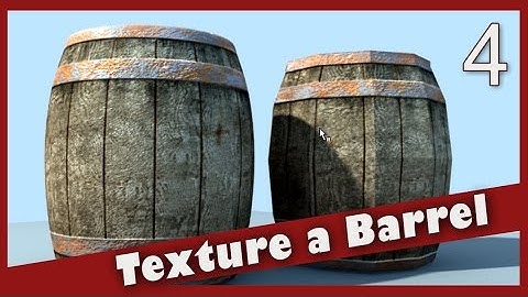 Texture a Barrel in Maya: Specular Map