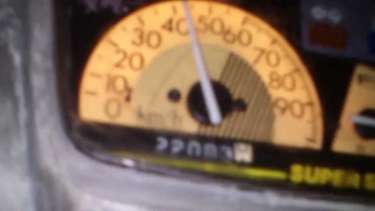 Yamaha MBK Target / CR 50 Acceleration and V-Max - YouTube