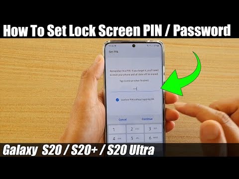 Galaxy S20/S20+: How to Set Lock Screen PIN / Password