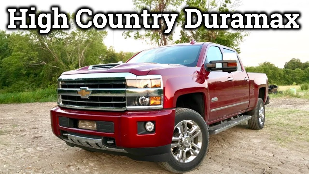 2018 Chevy Silverado 2500HD Review | High Country Duramax Diesel - YouTube