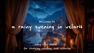 a rainy evening in velaris ✨ | acotar reading ambience | cozy rain sounds