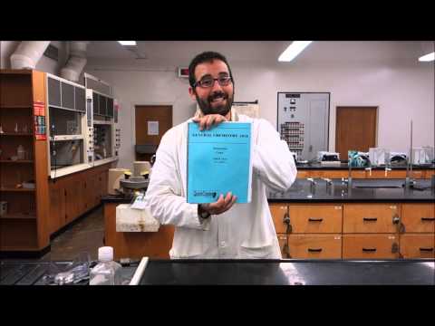 Chem 101   Experiment 9