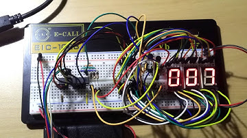 7セグメントLEDのダイナミック点灯 5ms間隔