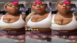 😻🥵😻 MsYummy XXX IG Live looking Good Says she on Tour 😻🥵😻