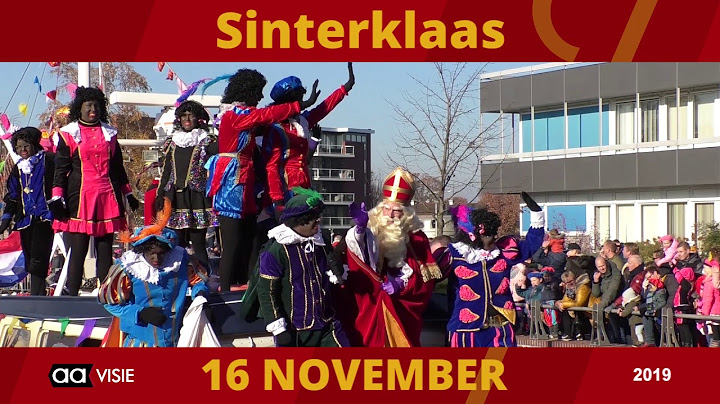 Promo intocht Sinterklaas 2019