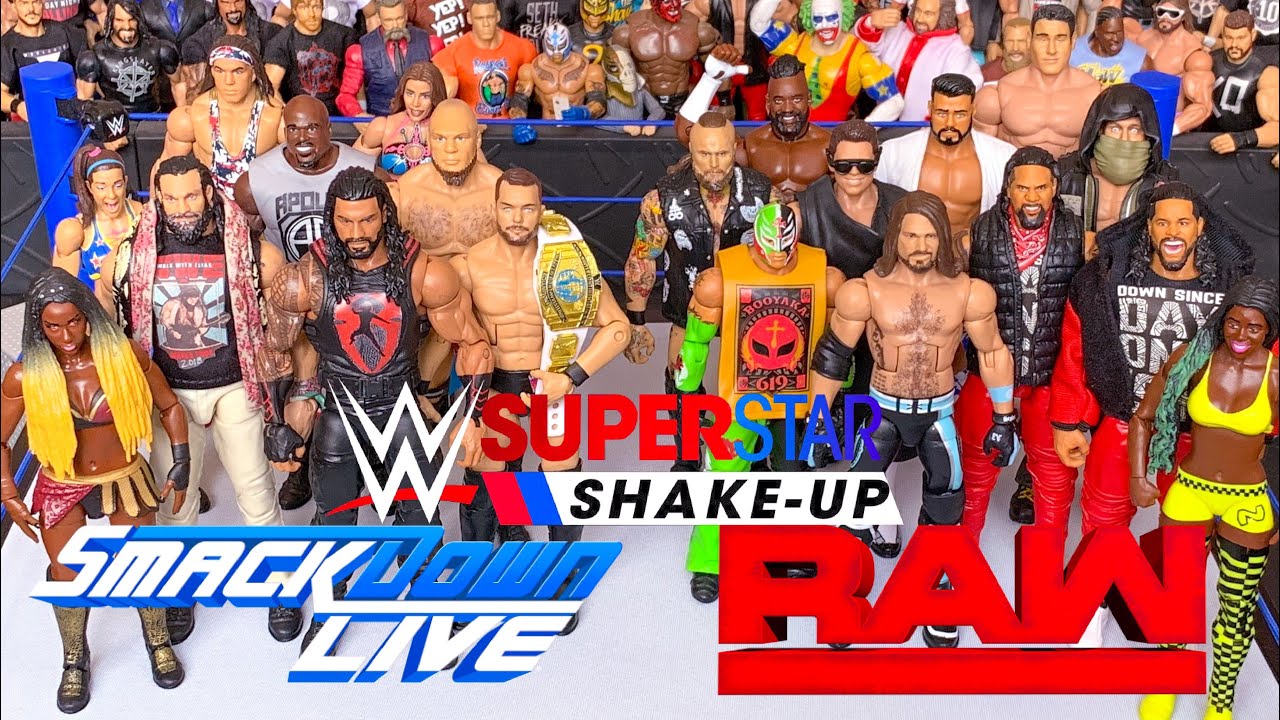 WWE SUPERSTAR SHAKE-UP 2019 RESULTS/REVIEW! WWE FIGURES!