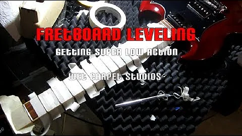 FRET LEVELING for super low action - the easy way