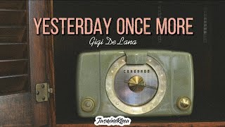 Yesterday Once More - Carpenters | Gigi De Lana Cover (Lyrics)