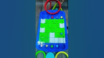 Building Blocks Marble Run Logic Game ASMR video,