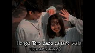 Honge tere bade chahne wale✨|| Lofi 💖song ||Slowed &reverb🥰|| Romantic song🥀