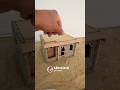 بناء منزل صغير من الماء والخرسات والطابوق الصغير
