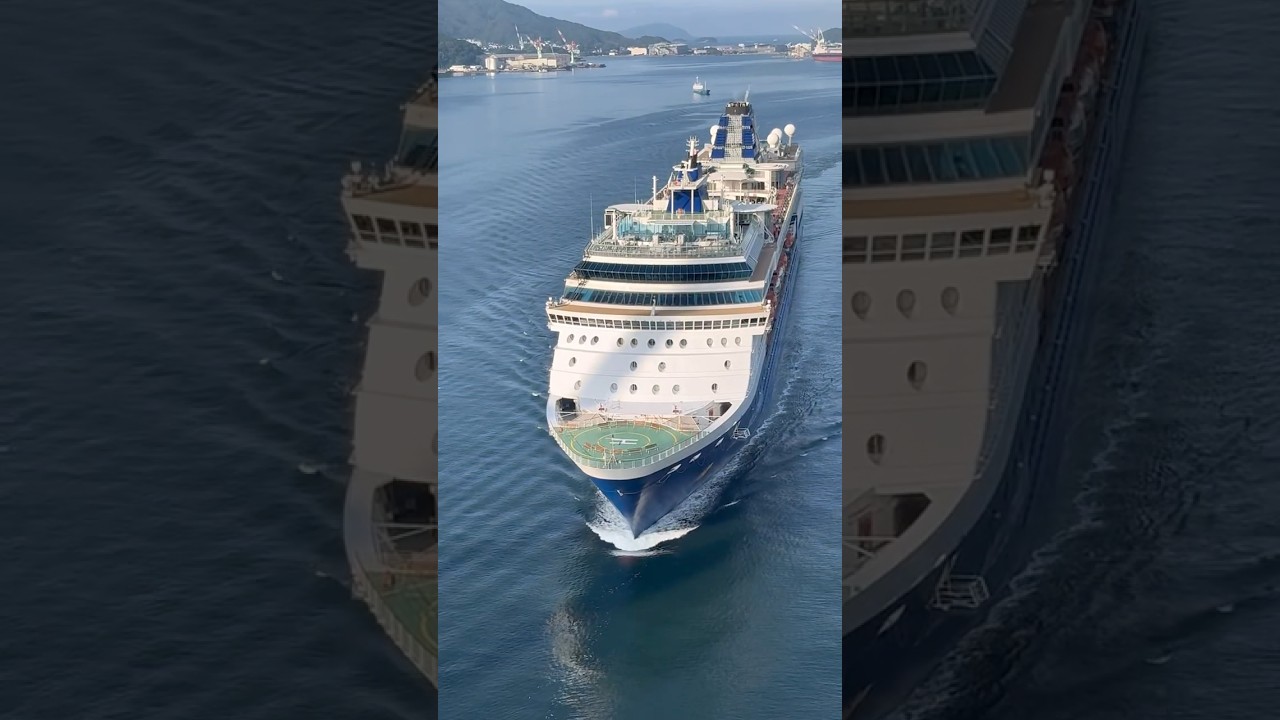 朝の女神大橋とCelebrity Millennium （セレブリティ・ミレニアム ）　　　　　　2026年5月22日