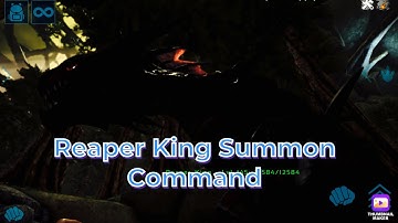 Reaper King Summoning With God Console Commands (Ark Mobile Ultimate Edition)