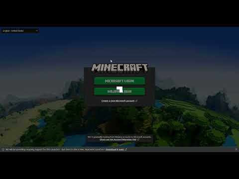 How To Login In Minecraft Launcher!