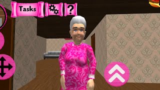 Granny Neighbor Scary Neighbor Secret 3D Mod - Level 3 - Gameplay screenshot 4