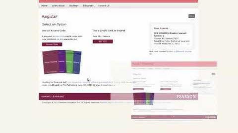 MyCompLab Student Registration Video