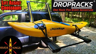 Dropracks XL Roof Rack // Lift Assist Kayak / Canoe Crossbars