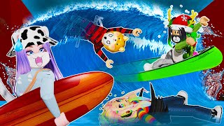 МОЙ САМЫЙ СТРАШНЫЙ КОШМАР! Roblox Tsunami Game screenshot 4