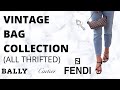 My 2021 Vintage Designer Bag Collection (small, all thrifted) #designerbagcollection #secondhand