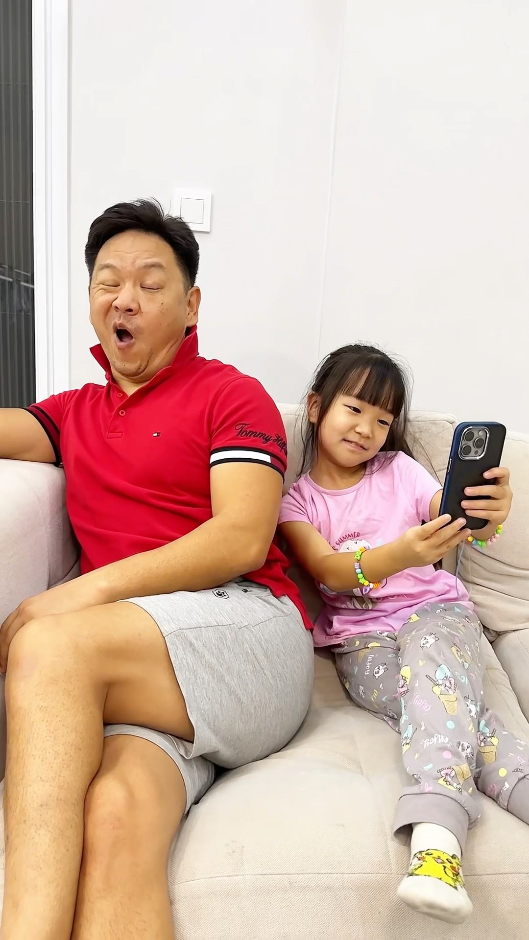 Kicked out the farting dad ?? LeoNata family #shorts