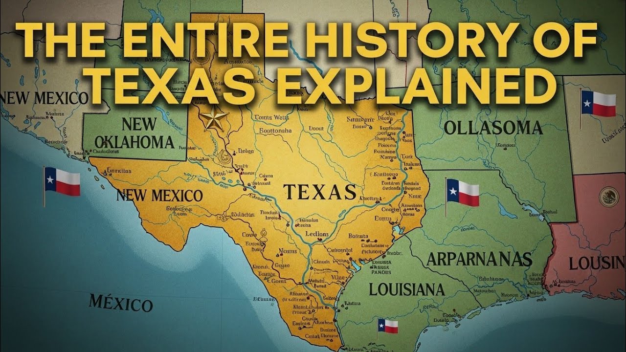 The Entire History of Texas Explained. #americanrevolution #history # ...