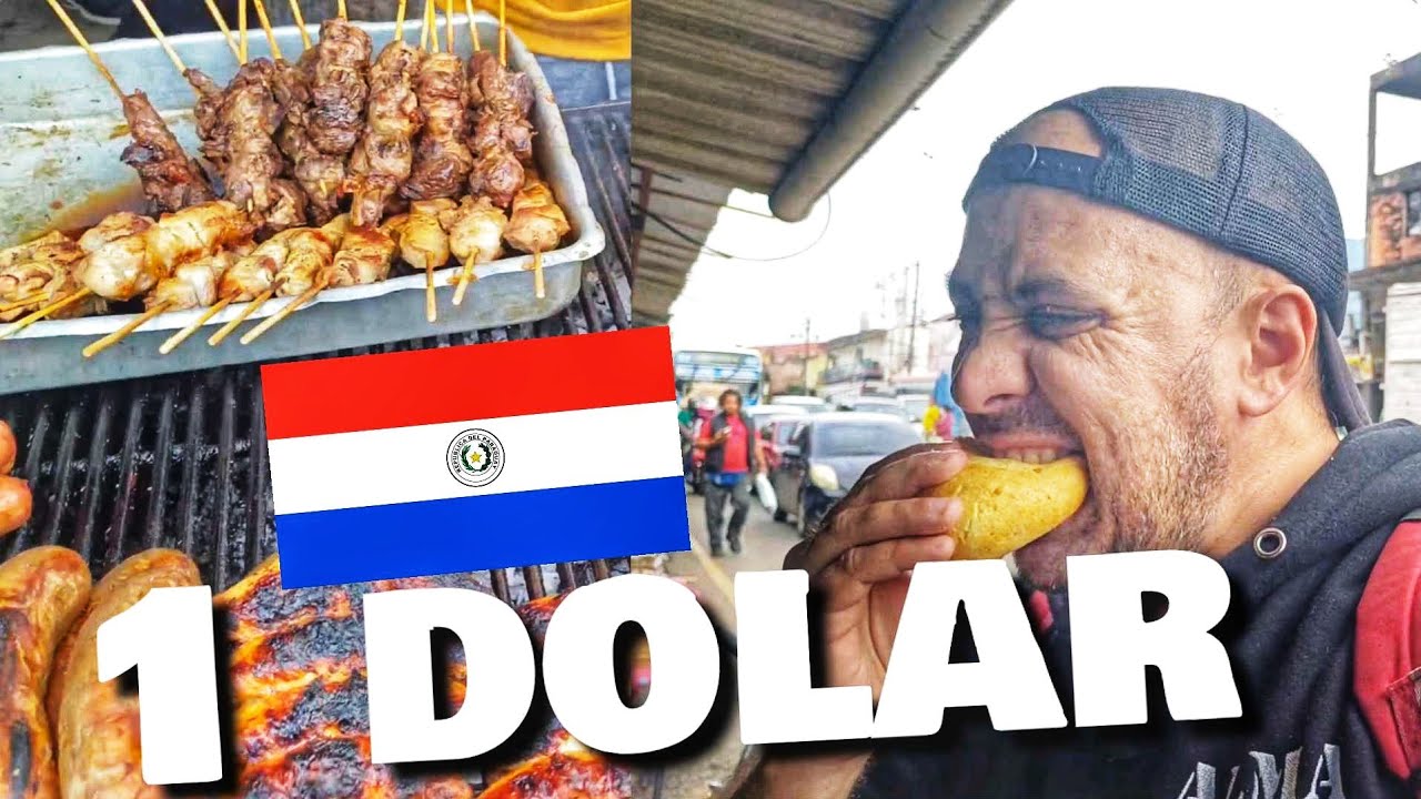 COMIENDO por $1 en PARAGUAY 🇵🇾 | Asuncion.