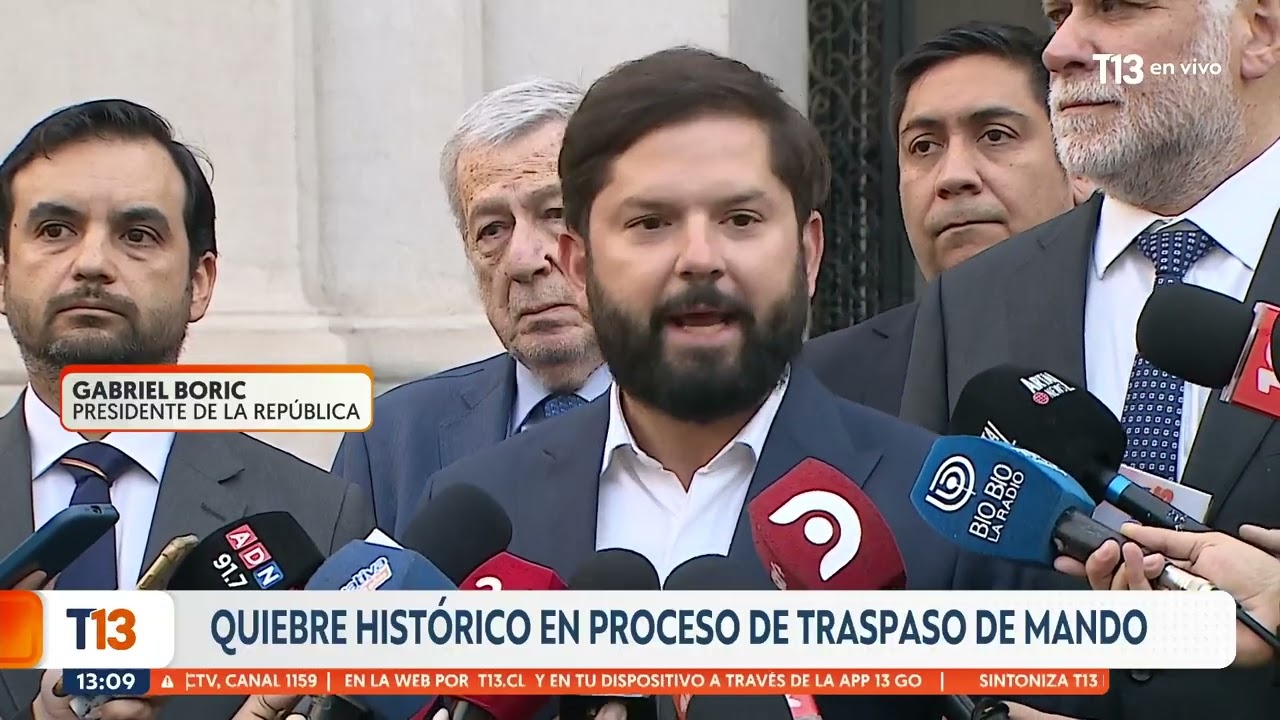 Quiebre histórico en proceso de traspaso de mando