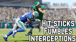 Madden 24: Best Hit Stick Fumbles And Interceptions Compilation!