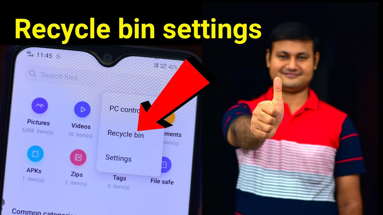 Phone Recycle bin Settings খুব দরকারি শিখে রাখুন Natuner Dak YouTube