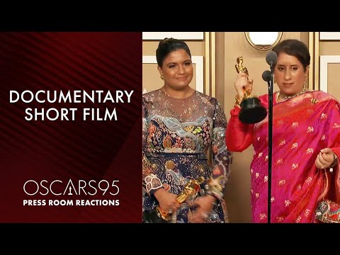 Documentary Short | The Elephant Whisperers | Oscars95 Press Room Speech