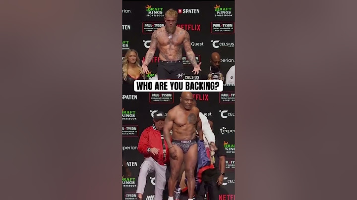 Jake Paul 🆚 Mike Tyson