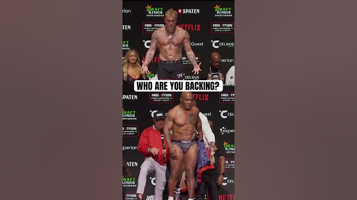 Jake Paul 🆚 Mike Tyson
