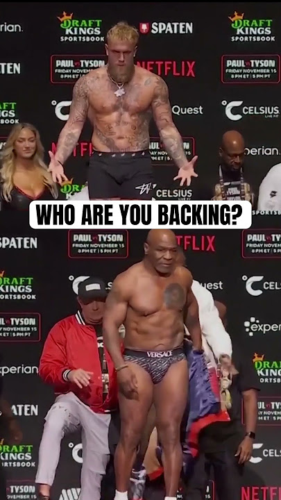 Jake Paul 🆚 Mike Tyson