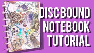 Making a Disc Bound Notebook - Discbound Planner - Tutorial #craft #tutorial