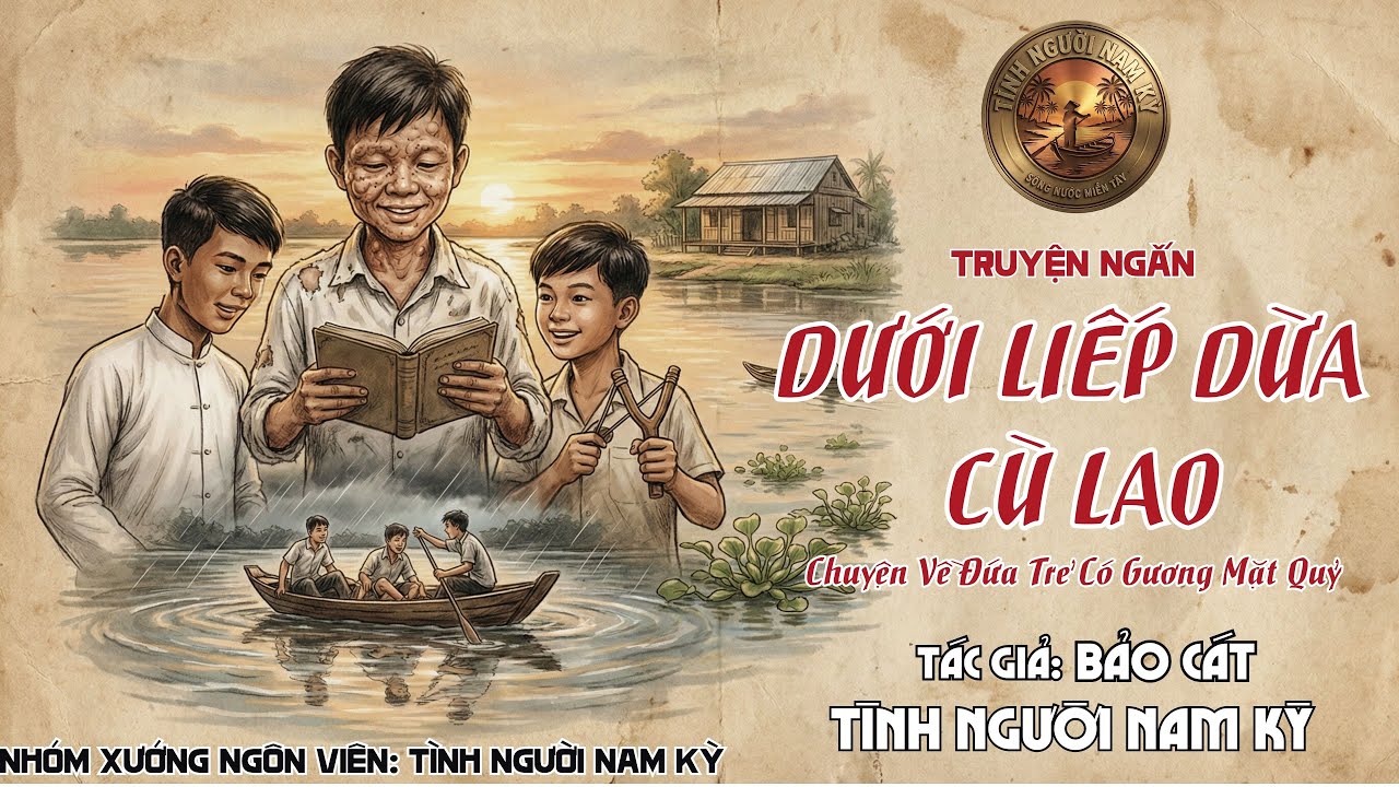 Truyện Nam Kỳ Xưa | DƯỚI LIẾP DỪA CÙ LAO | Nghe Chuyện Xưa Cho Dễ Ngủ
