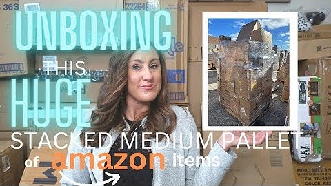 Amazon Mystery Boxes in a Stacked Medium Pallet of Liquidation and Return Items See What I Found!
