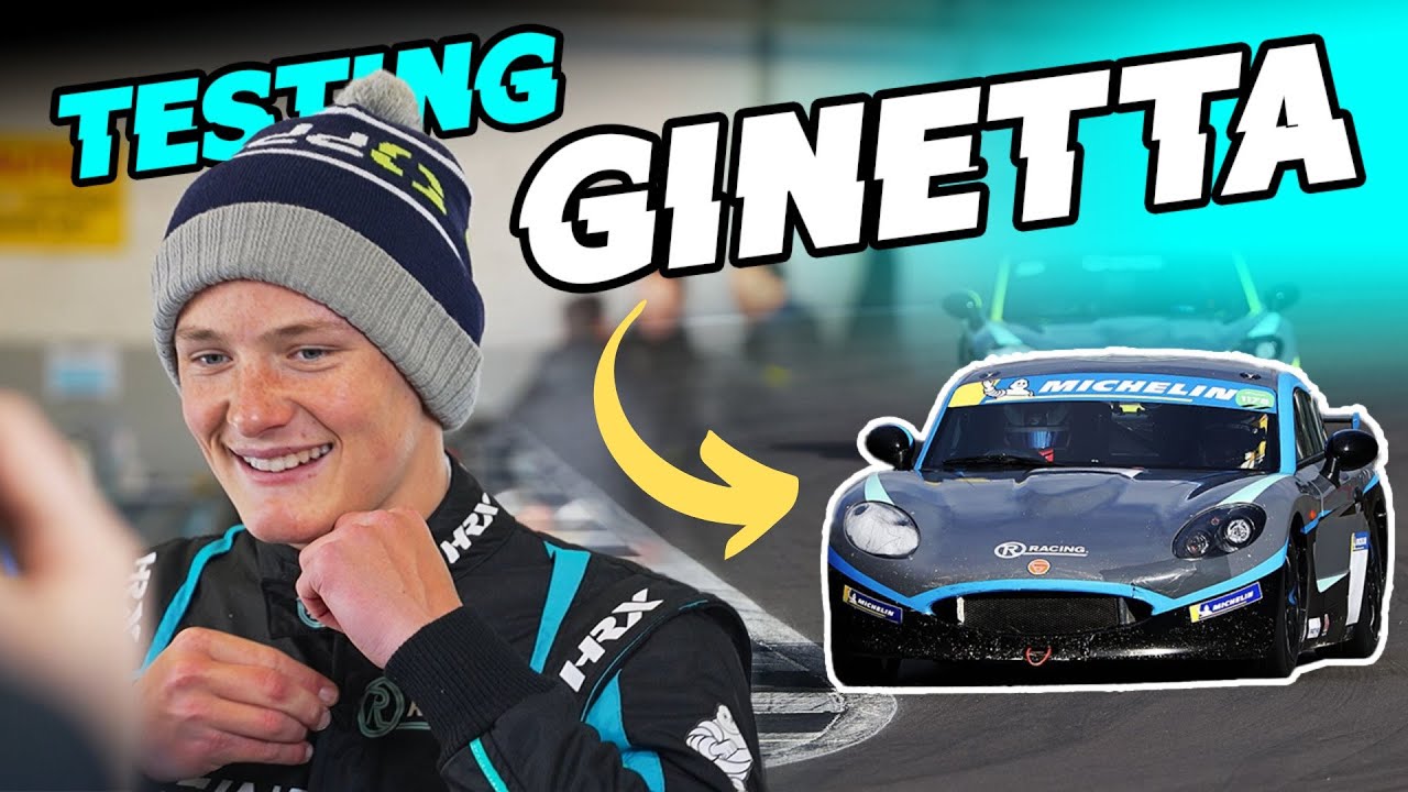 Testing Ginetta Junior at Silverstone GP