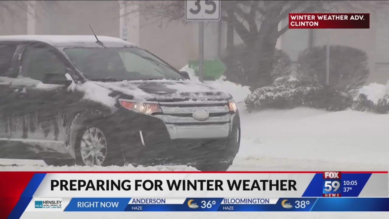 Indiana preparing for winter weather