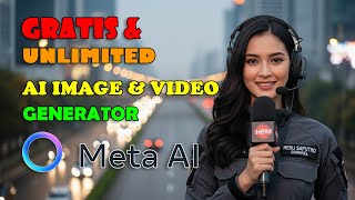 GRATIS & UNLIMITED 100%! AI Image & Video Generator dari Meta AI