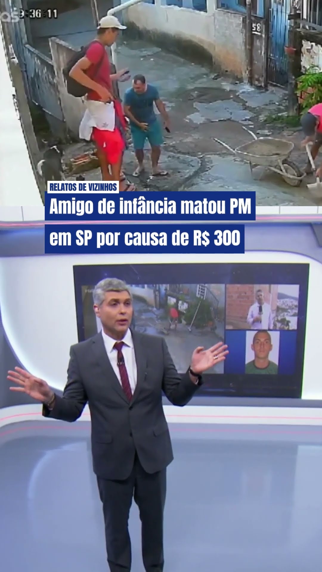 PM foi morto por amigo de infância após cobrar dívida de R$ 300 #shorts