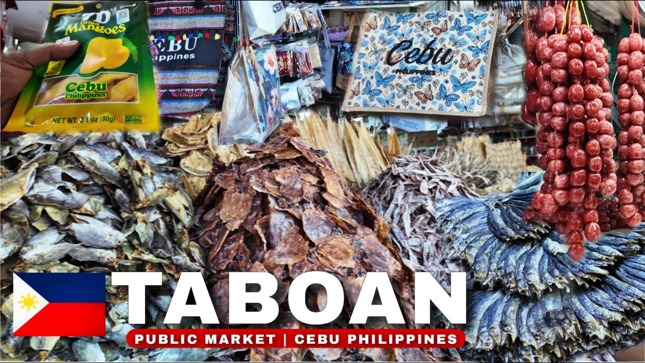 Cebu's Largest Dried Fish Market and Pasalubong Destination - TABOAN PUBLIC MARKET | Cebu Souvenirs