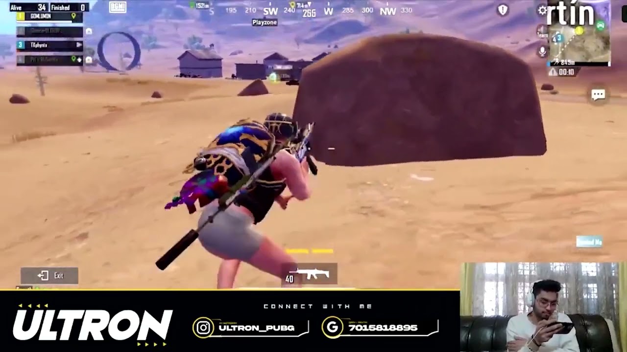 Jonathan vs scout teamx vs godlike 4v4 fight