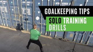 GOALKEEPING TIPS | SOLO GOALKEEPER DRILLS | HAND EYE COORDINATION