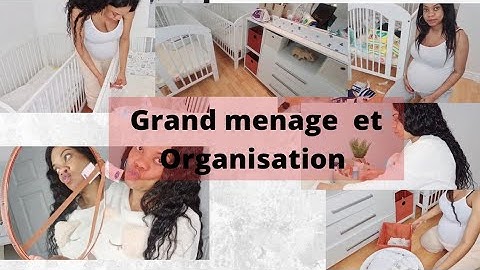 GROS  MÉNAGE 🧹 | NETTOIE  ET ORGANISER | JEUNE MAMAN ENCEINTE 🤰🏻👶🏽👶🏽|  PREPARATIFS POUR  LE BEBES