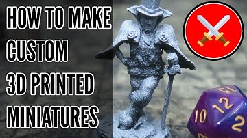 How To Make Custom 3D Printed Miniatures (For Free) Using DesktopHero3D