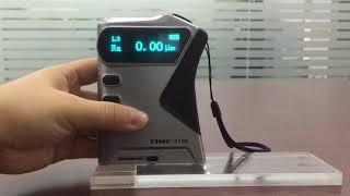 How to use and calibrate TIME3100 roughness tester